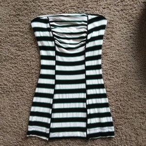 XS Miss Sixty Striped Tube Top